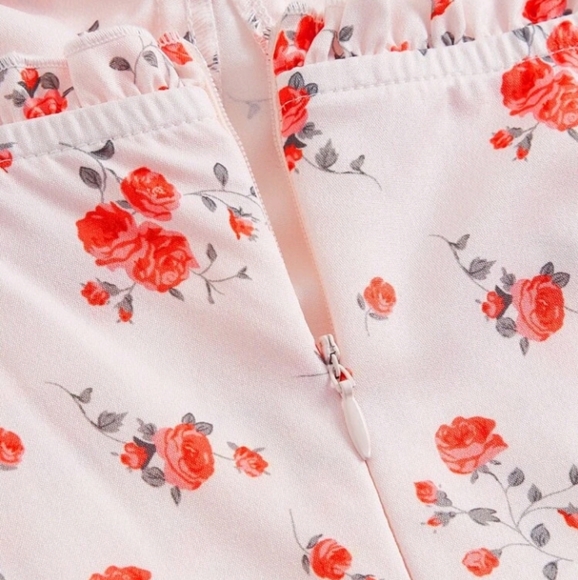 Boho Rose print Dress - Picture 2 of 6